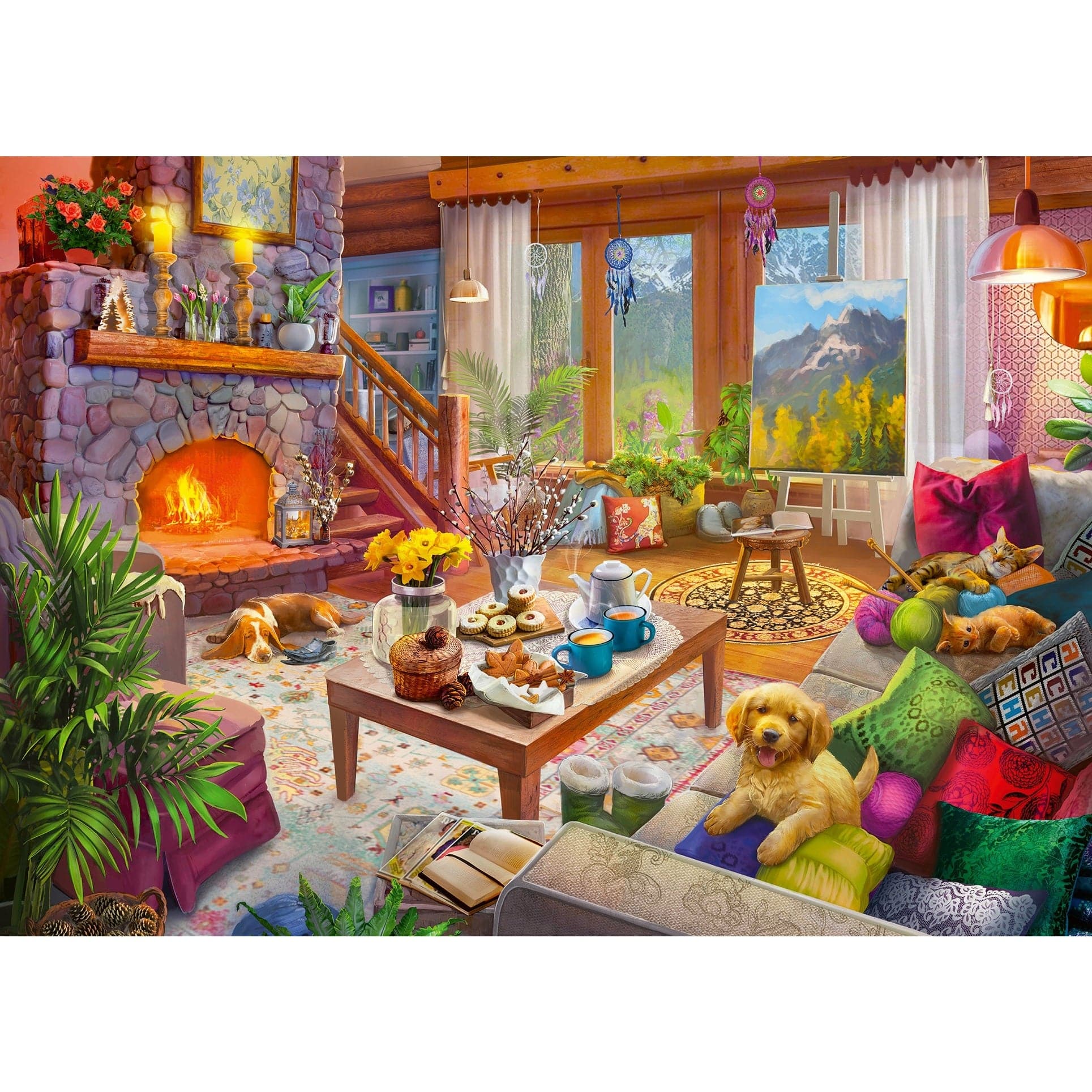 Cosy Cabin 1000pc 4005555002932