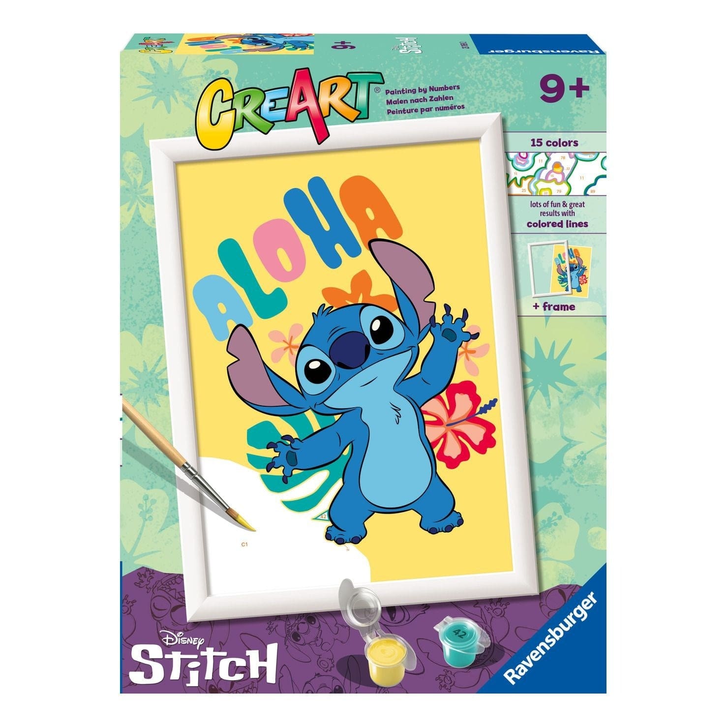 CreArt Paint by Numbers - Aloha Stitch 4005556237692