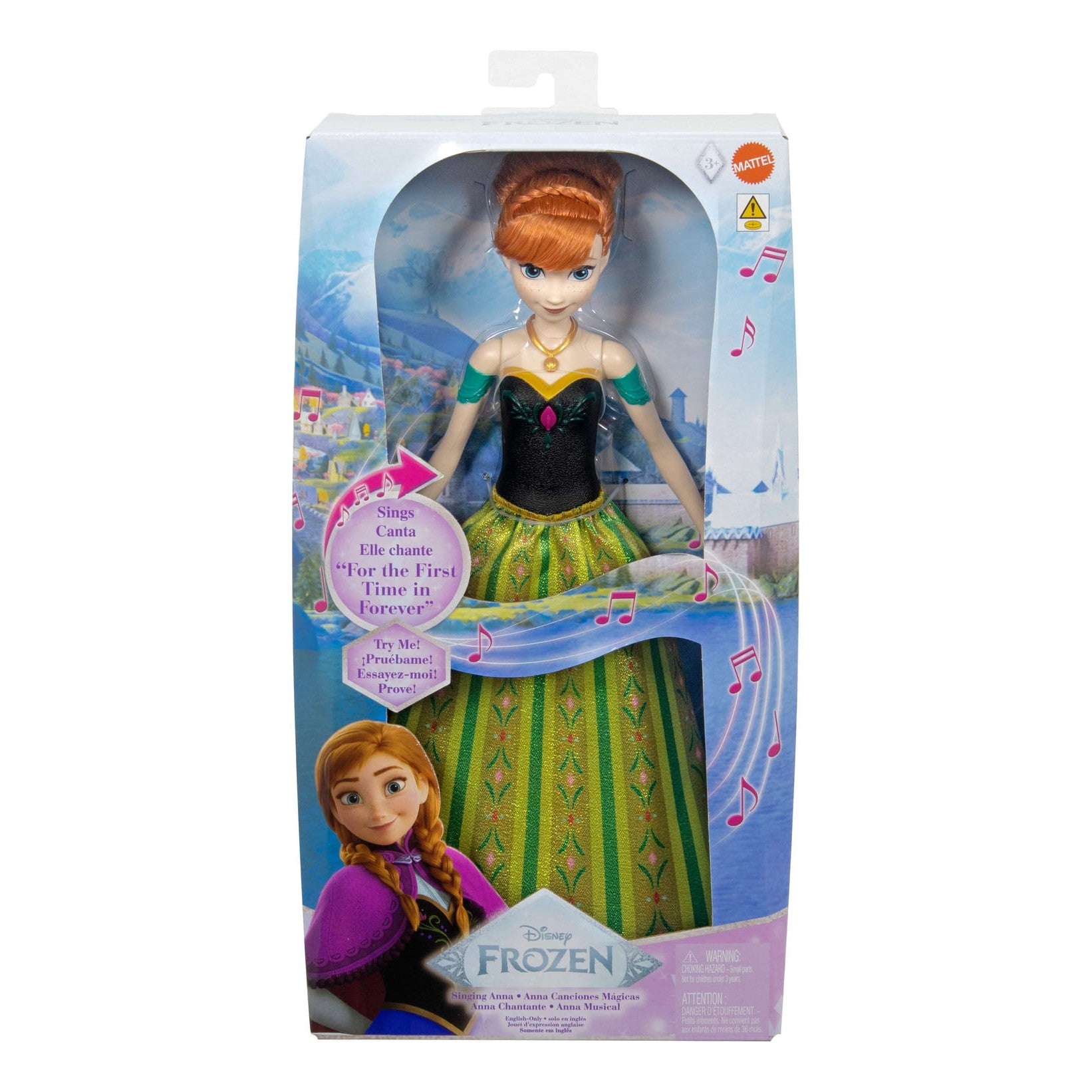 * Disney Frozen Singing Anna Fashion Doll