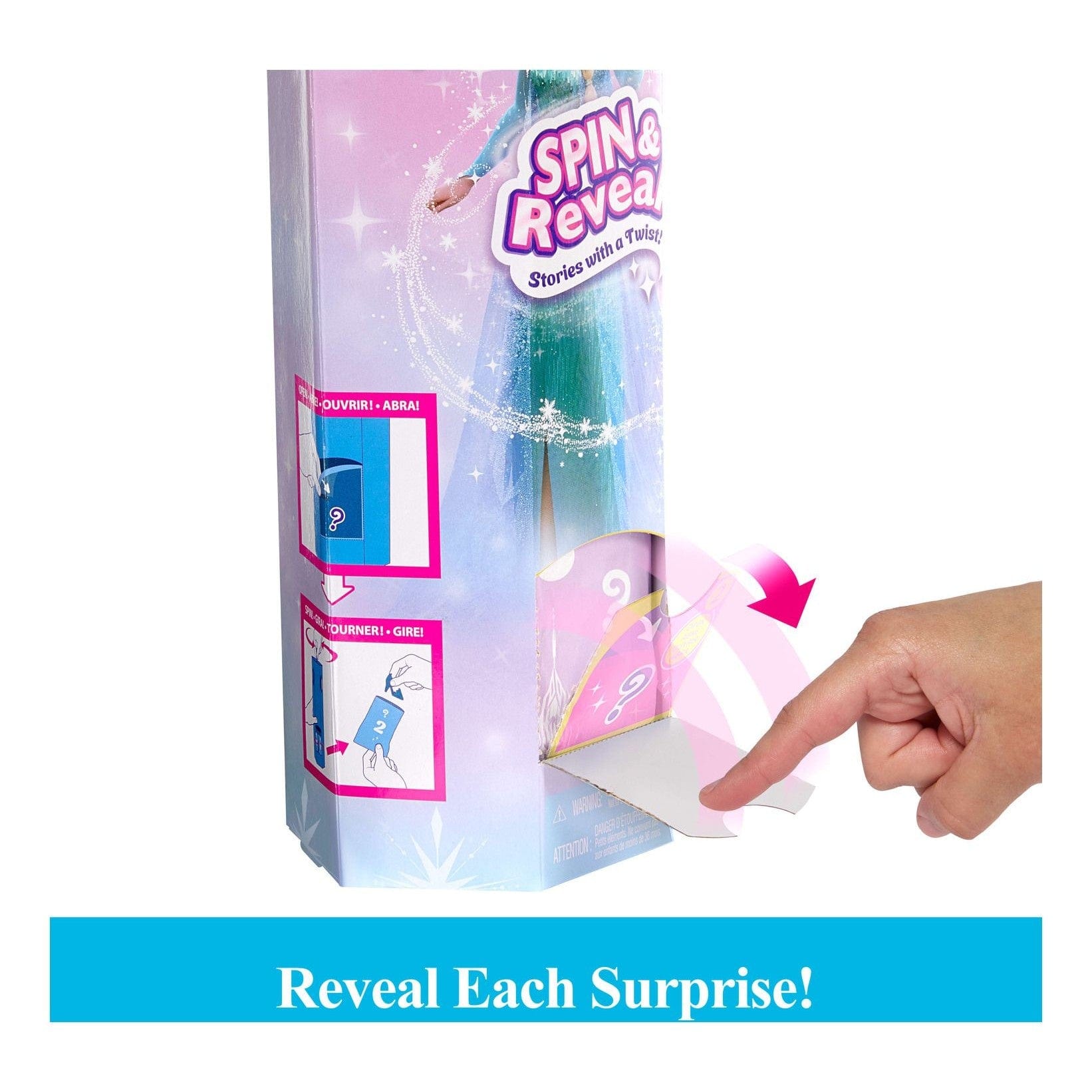 * Disney Frozen Spin & Reveal Elsa 194735280360