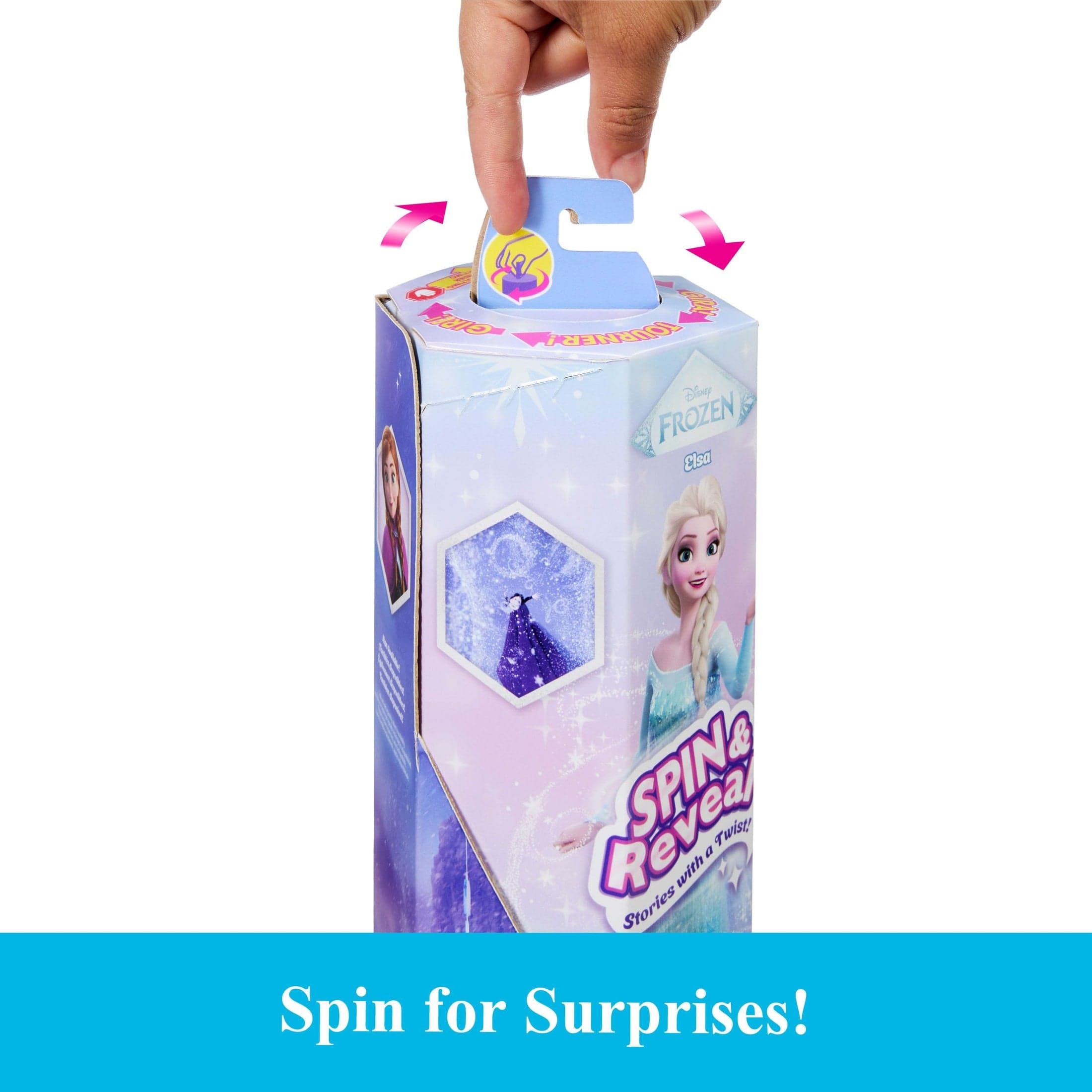 * Disney Frozen Spin & Reveal Elsa 194735280360