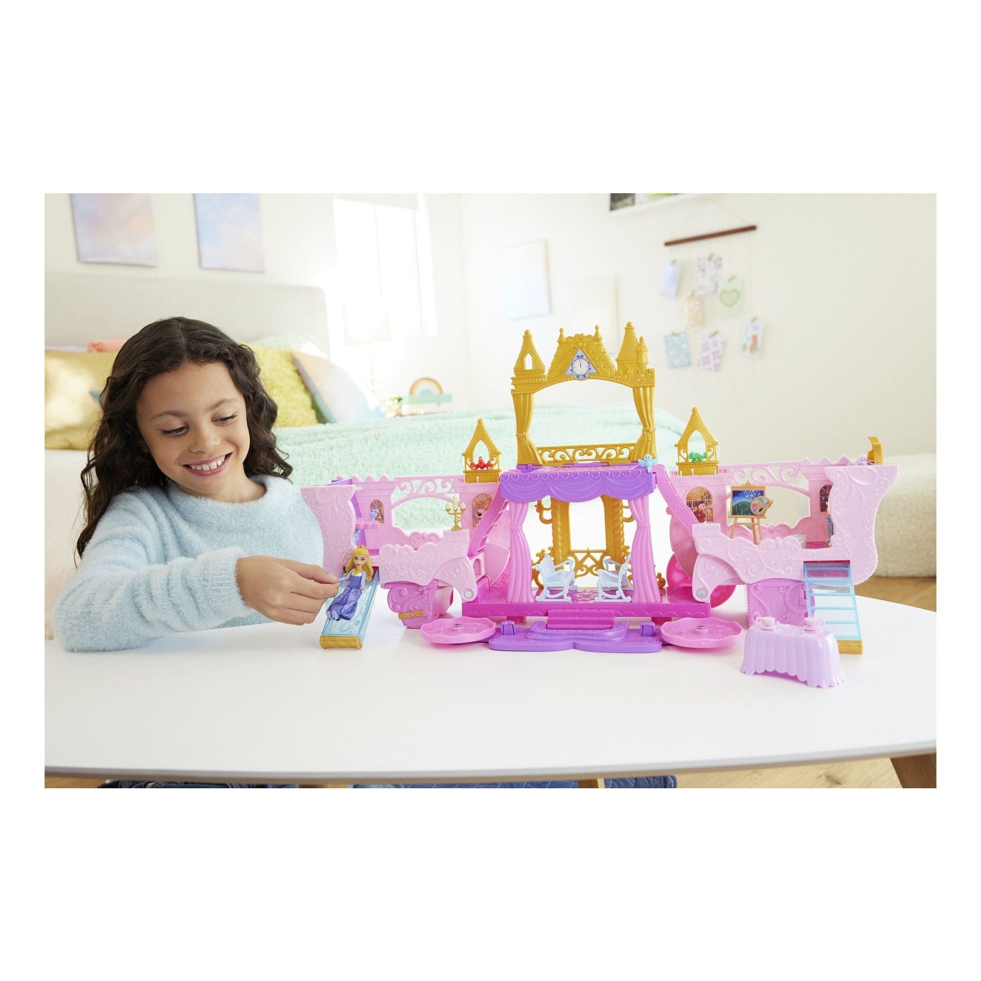 Disney Princess Carriage to Castle 2in1 Playset 194735222766