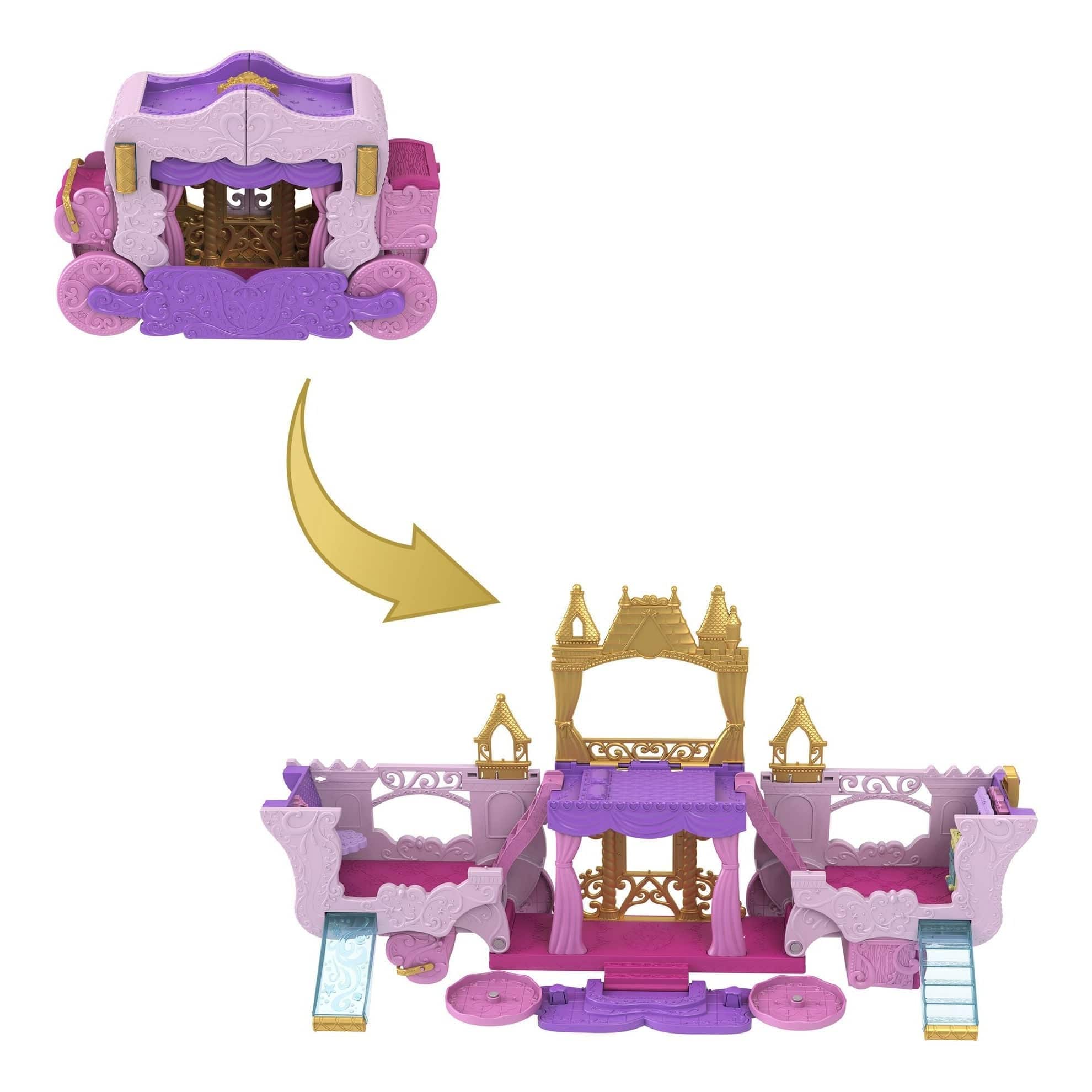 Disney Princess Carriage to Castle 2in1 Playset 194735222766