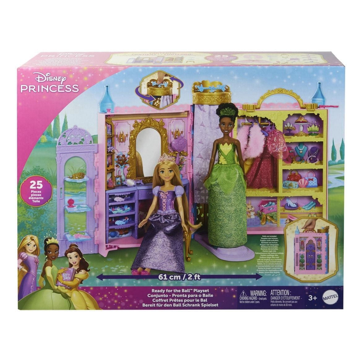 Disney Princess Ready for the Ball Closet Playset 194735225767
