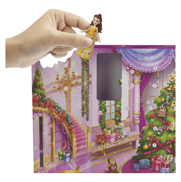 Disney Princess Small Advent Calendar with Holiday Themed Surprises