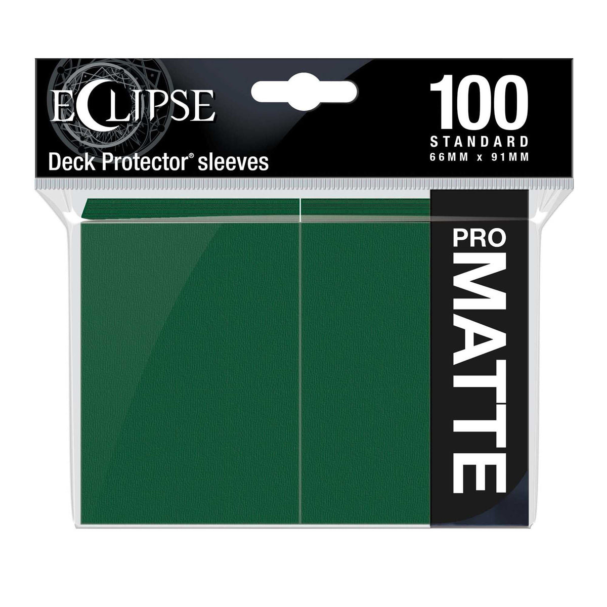 Eclipse Matte Standard Sleeves: Forest Green (100) 74427156176