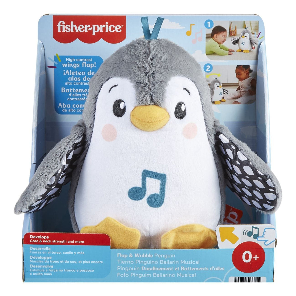 Fisher Price Flap N Wobble Penguin 194735136742