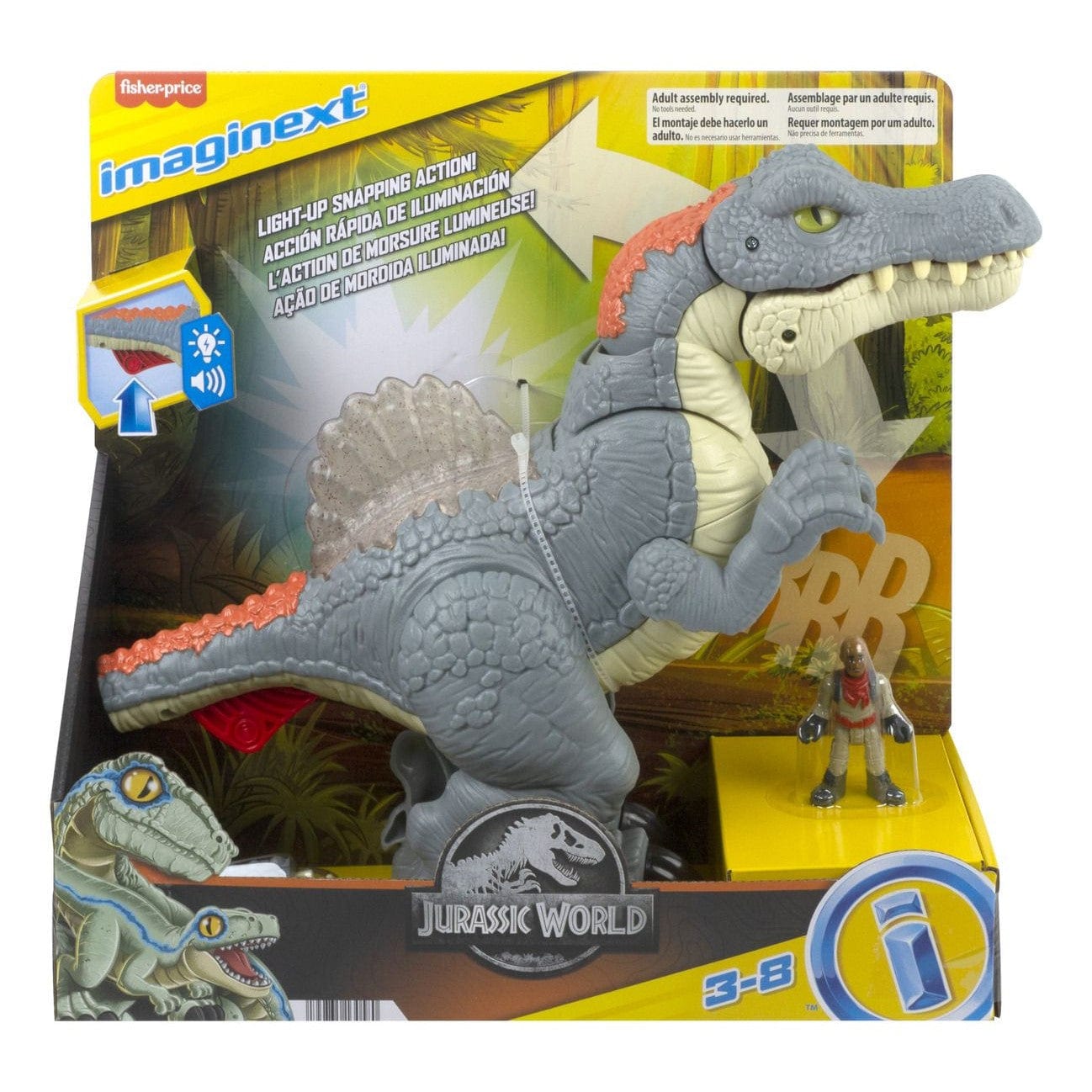 Fisher Price Imaginext Jurassic World Ult Spnsrs 0194735130580