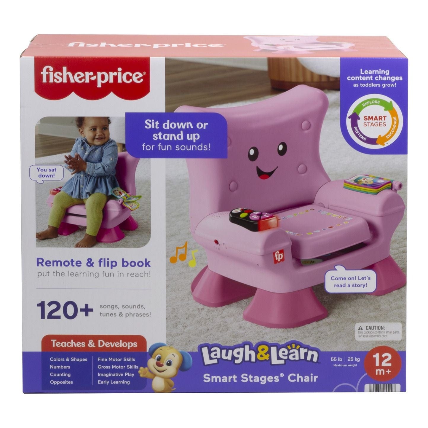 * Fisher Price Laugh & Learn Pink Chair