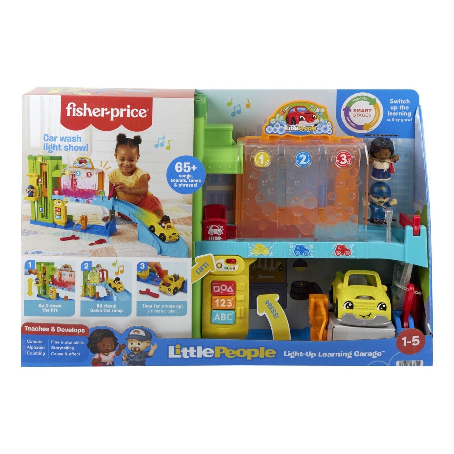 Fisher Price Little People Light Up Learning Garage Playset 194735171521