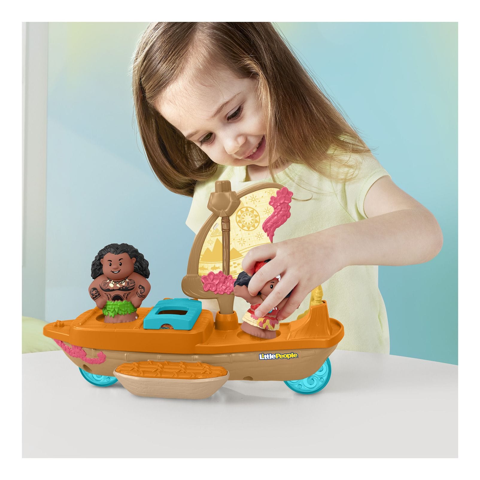 *Fisher Price Little People - Moana & Maui's Canoe 194735147939