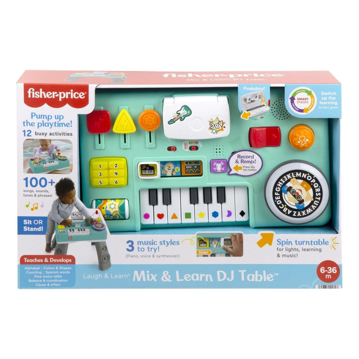 Fisher Price Mix & Learn DJ Table 0194735115303