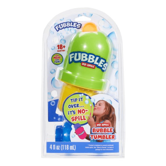 Fubbles No-Spill Bubble Tumbler - Choose your Colour