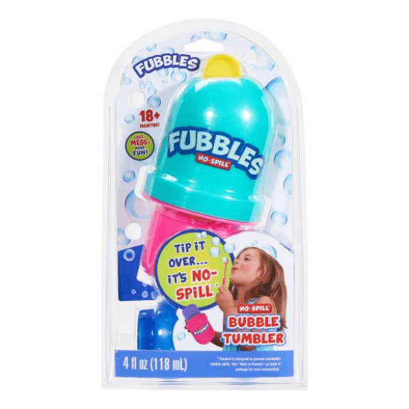 Fubbles No-Spill Bubble Tumbler - Choose your Colour