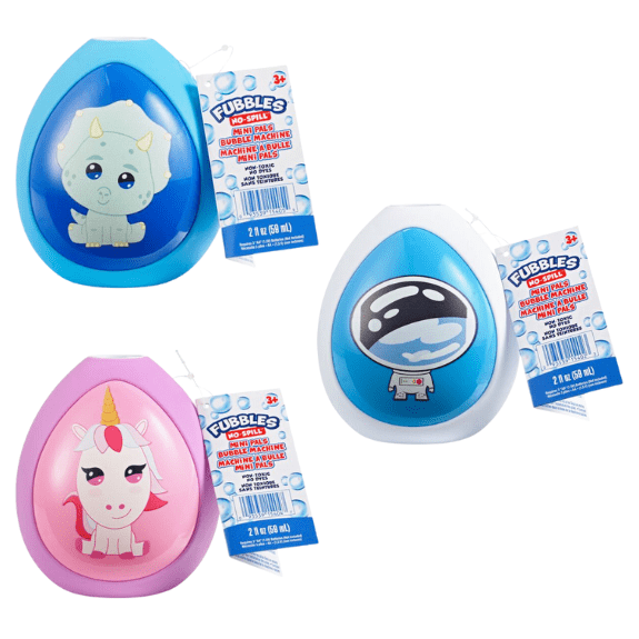 Fubbles No-Spill Mini Pals Bubble Machine - Choose your Pal