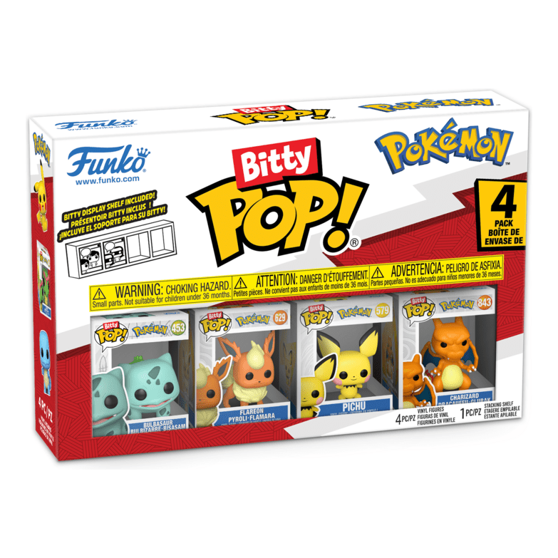 Funko – Bitty Pop! – Pokemon – Bulbasaur 4 Pack Exclusive 889698811347