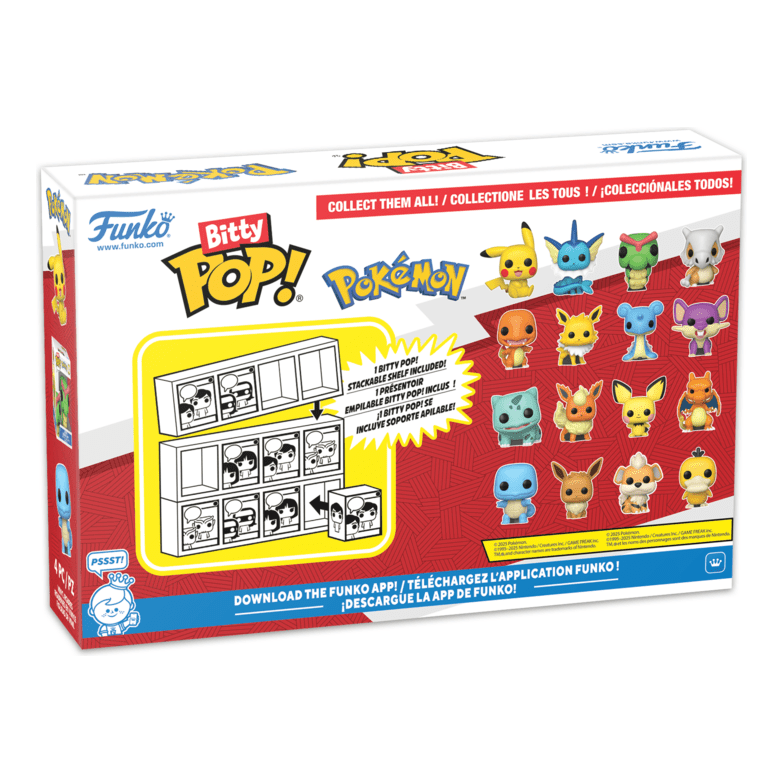 Funko – Bitty Pop! – Pokemon – Bulbasaur 4 Pack Exclusive 889698811347