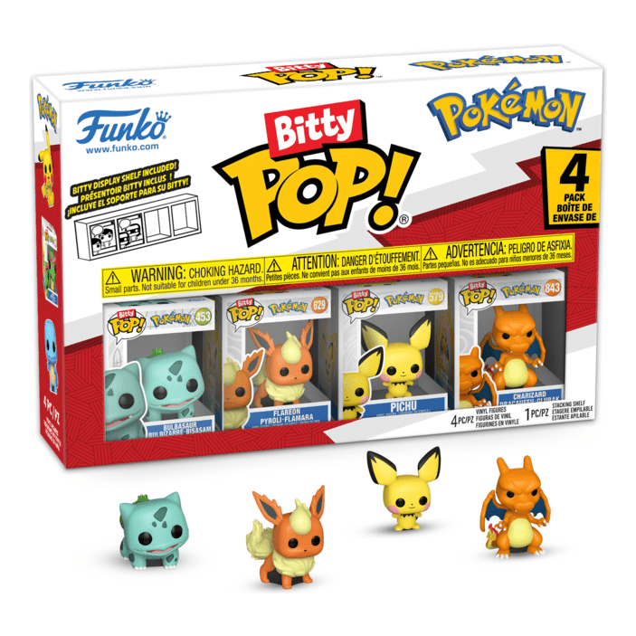 Funko – Bitty Pop! – Pokemon – Bulbasaur 4 Pack Exclusive 889698811347