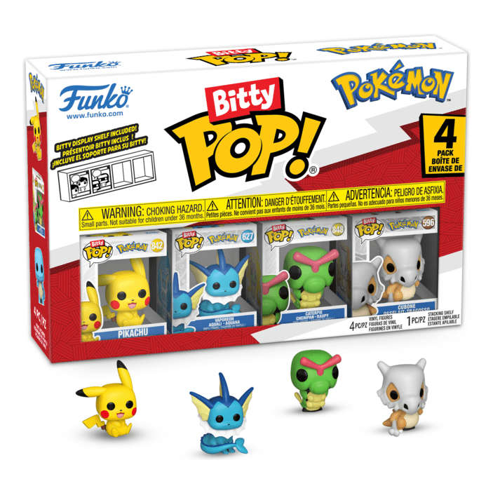 Funko – Bitty Pop! – Pokemon – Pikachu 4 Pack Limited Edition 889698811323