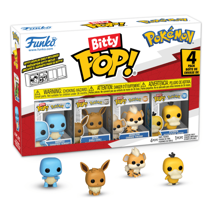 Funko – Bitty Pop! – Pokemon – Squirtle Limited Edition 4 Pack 889698811354