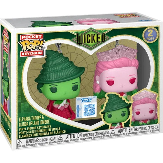 Funko Pop! Keychain 2-Pack - Wicked - Glinda & Elphaba 889698916790