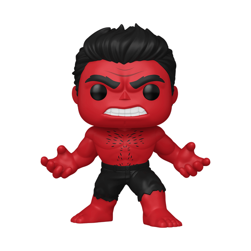 Funko Pop! Super 6in - CA BNW - Red Hulk Figure