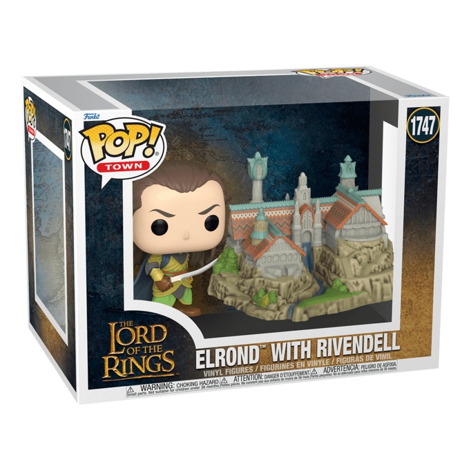 Funko – Pop! Town Deluxe – Lord of the Rings – Elrond