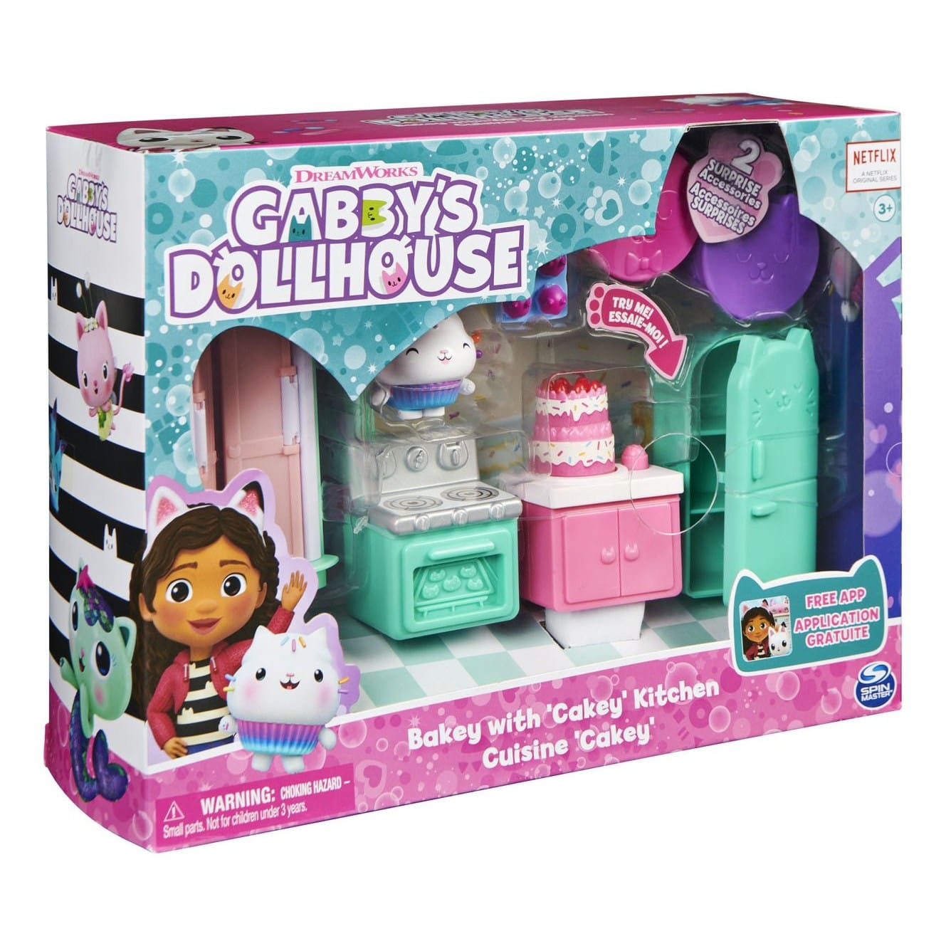 Gabby's Dollhouse Bakey with Cakey Kitchen 778988374092