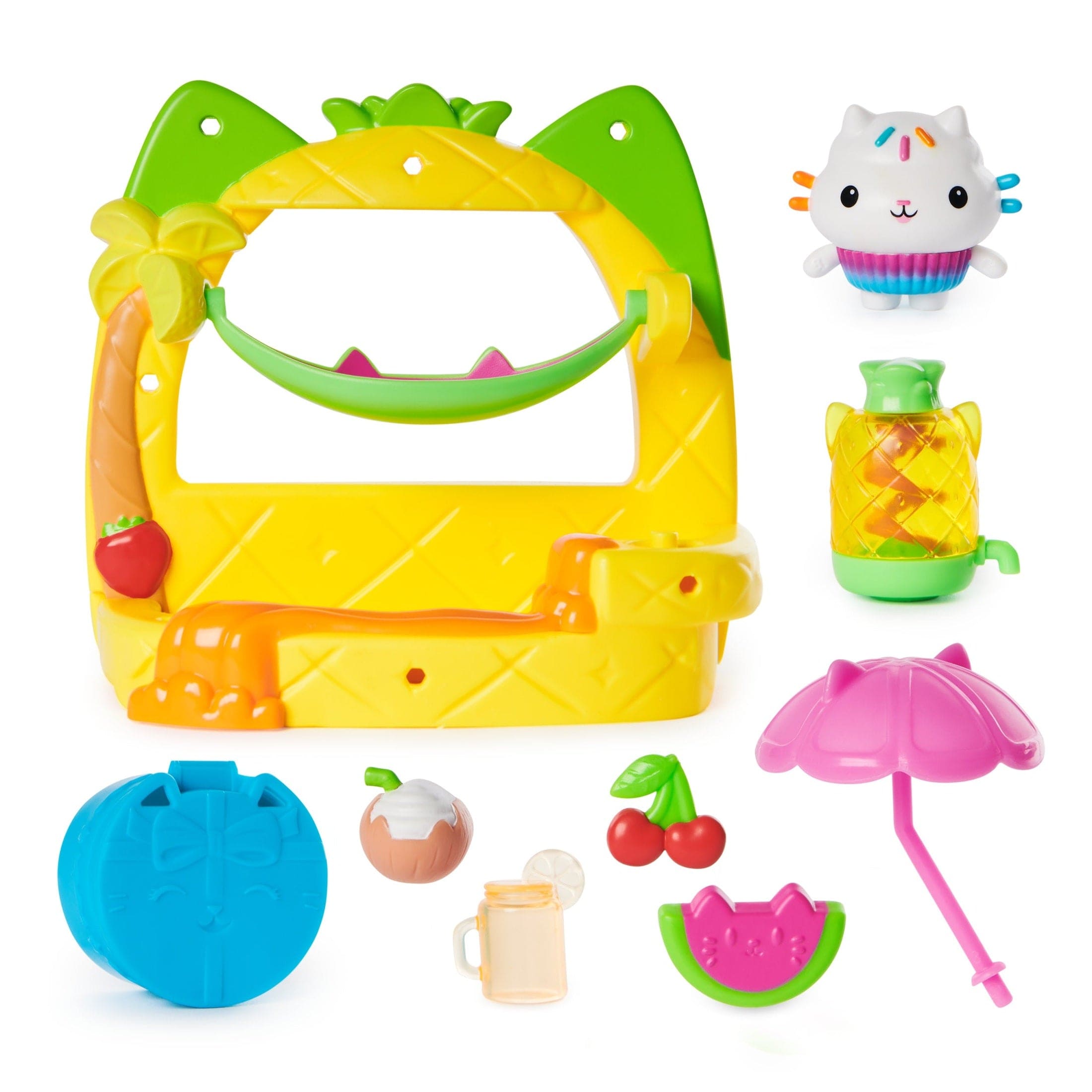 Gabby's Dollhouse Cakey Fruit Smoothie Party Playset 681147039452