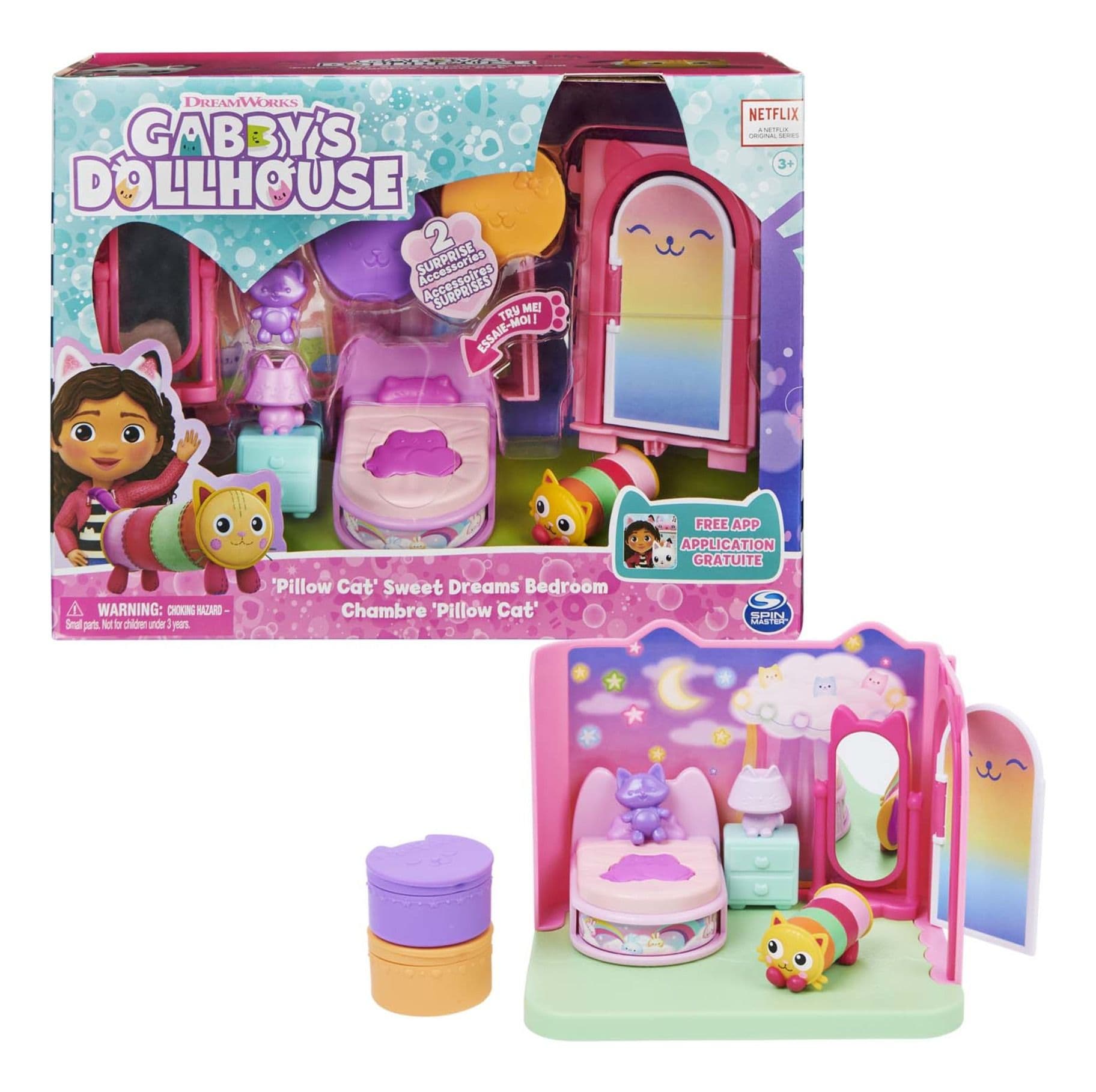 Gabby's Dollhouse Deluxe Room - Bedroom 778988374115
