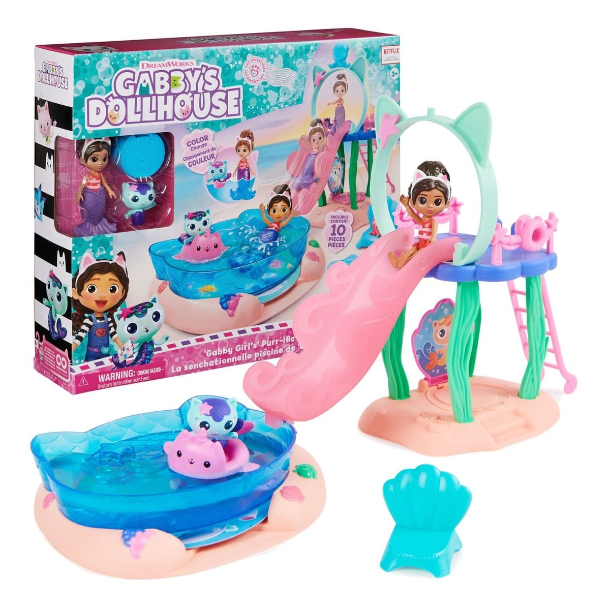 Gabby's Dollhouse Pool Playset 778988492598