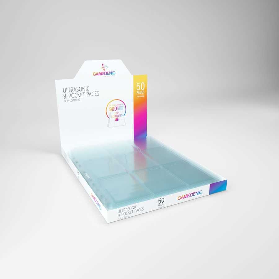 Gamegenic Ultrasonic 9-Pocket Pages Toploading 50 pcs DISPLAY 4251715403457
