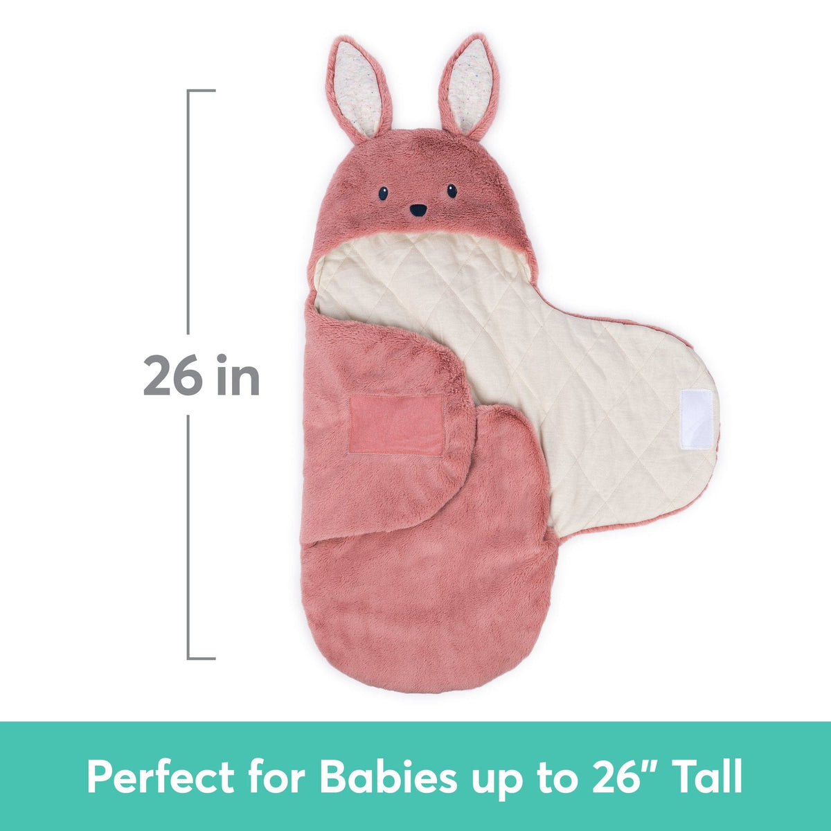GUND Baby Oh So Snuggly Blanket Wrap Bunny Plush Toy