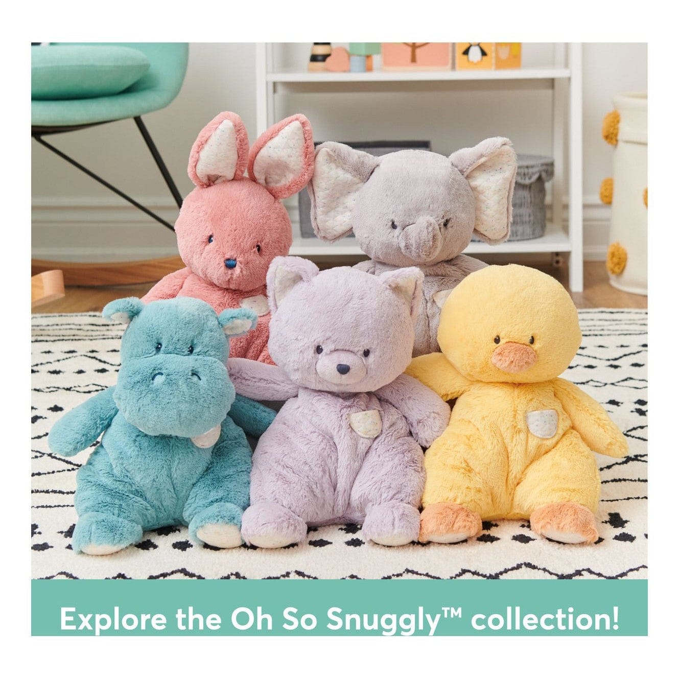 * Gund Baby Oh So Snuggly Plush - Elephant