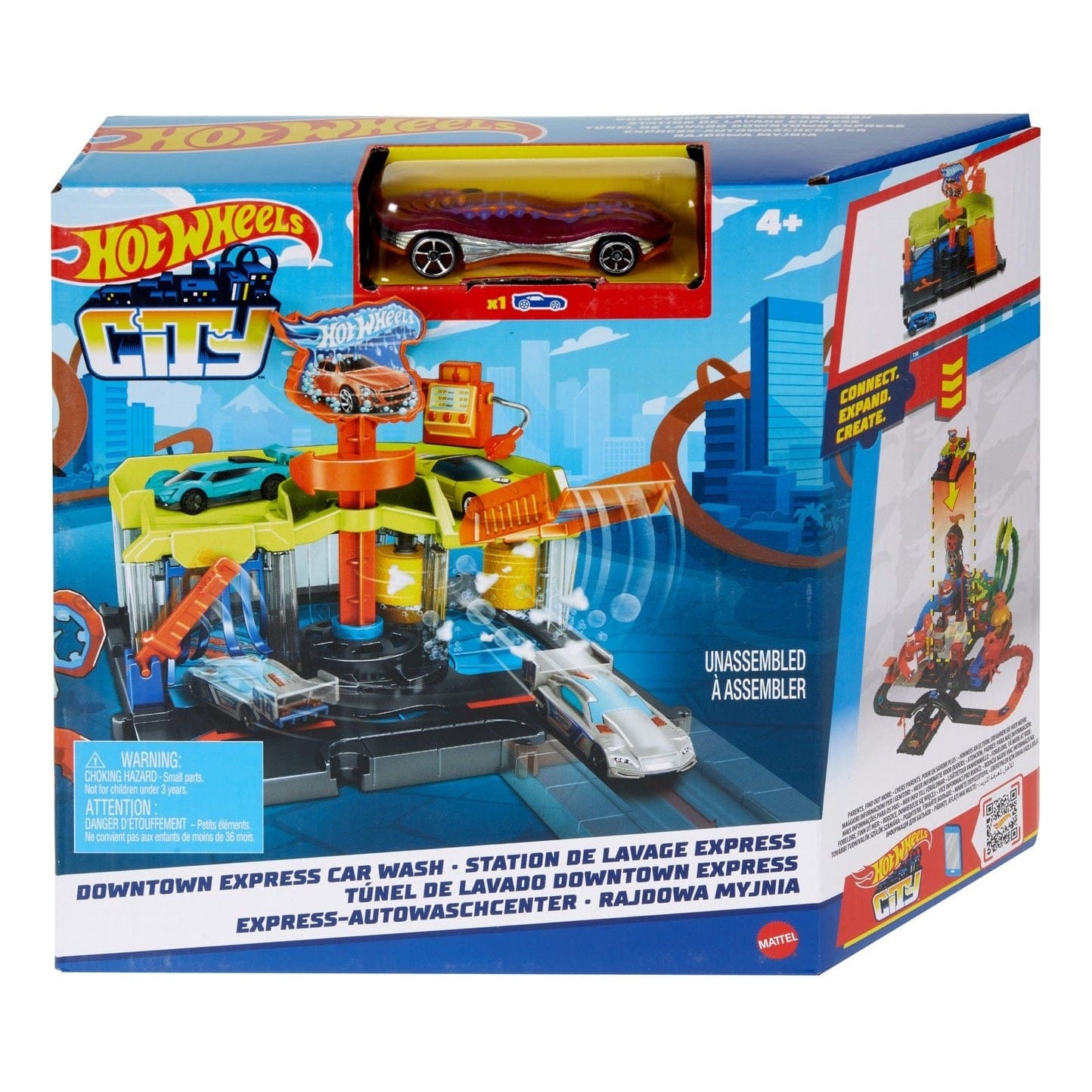 Hot Wheels City Downtown Track Set Assortment 0194735030101