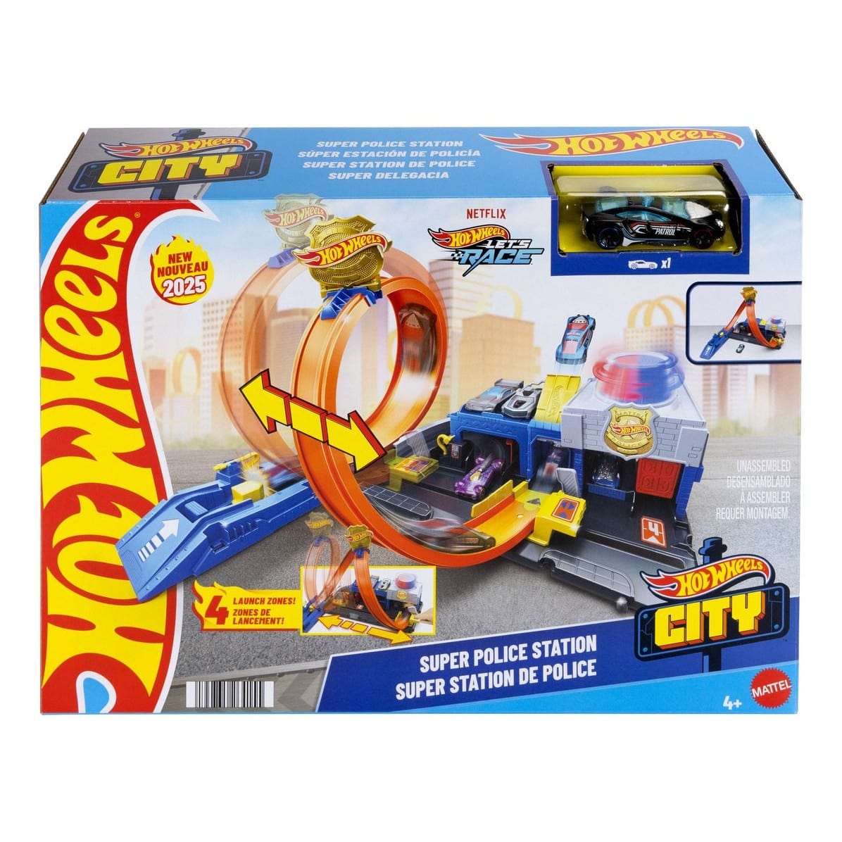 * Hot Wheels City Super Police Station 194735264155