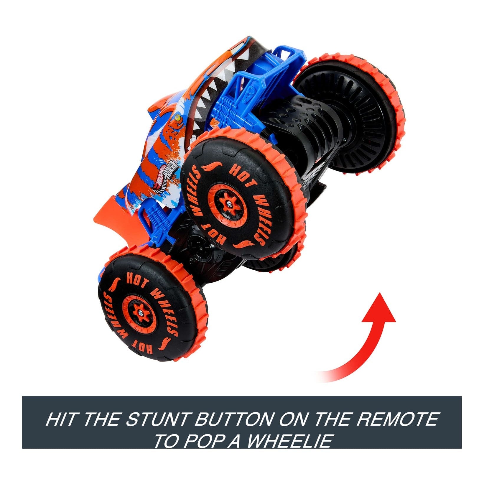 * Hot Wheels Monster Trucks 1:15 Tiger Shark RC