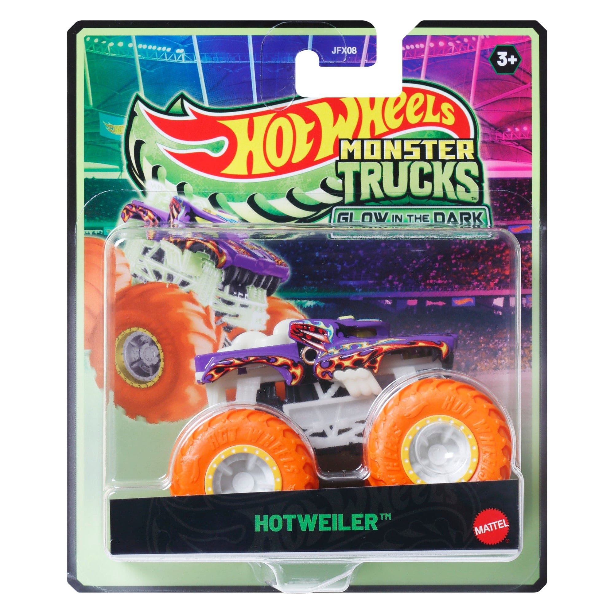 Hot Wheels Monster Trucks Glow in the Dark Assortment 1019473530770