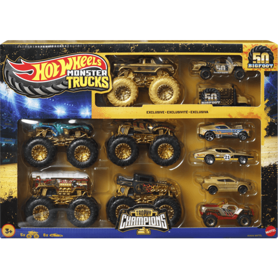 * Hot Wheels Monster Trucks Trophy Champs Mpack 194735289431