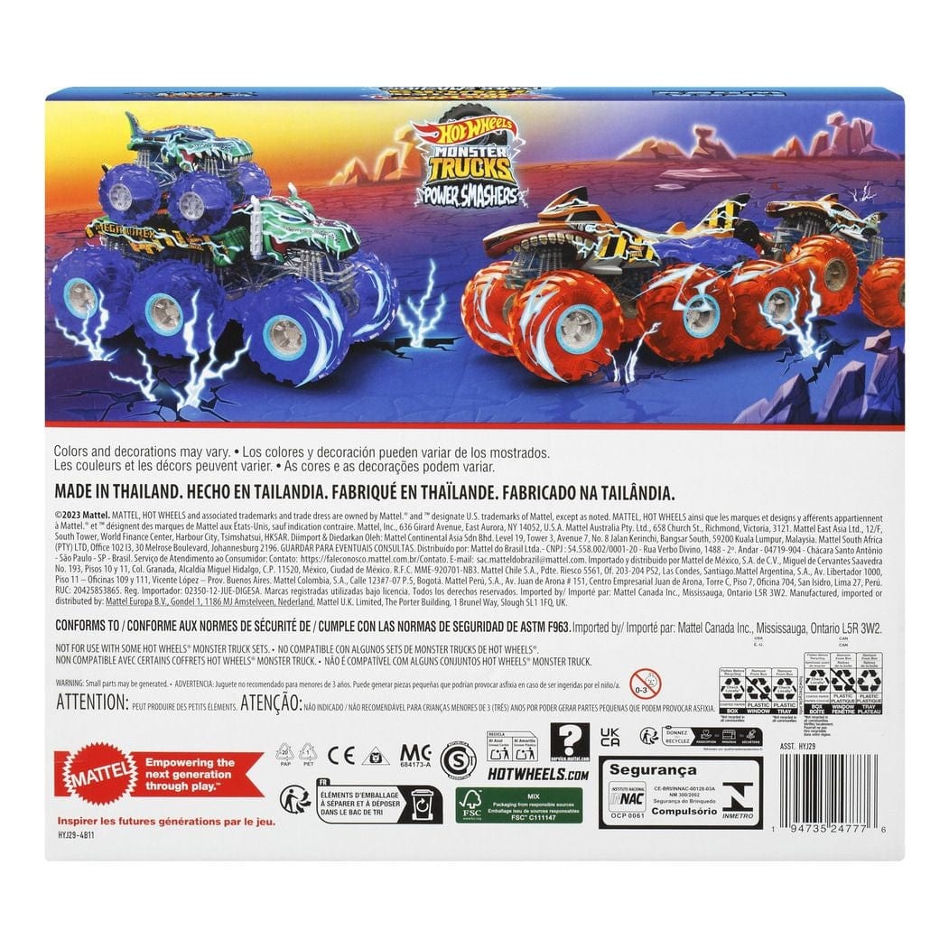 Hot Wheels MT 1:64 Power Smashers & Big Rigs 194735247776