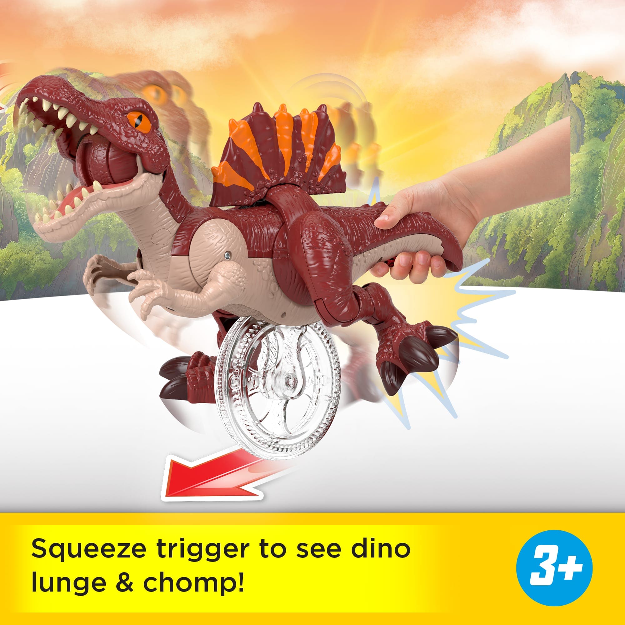 Imaginext Jurassic World 4 Running Dino