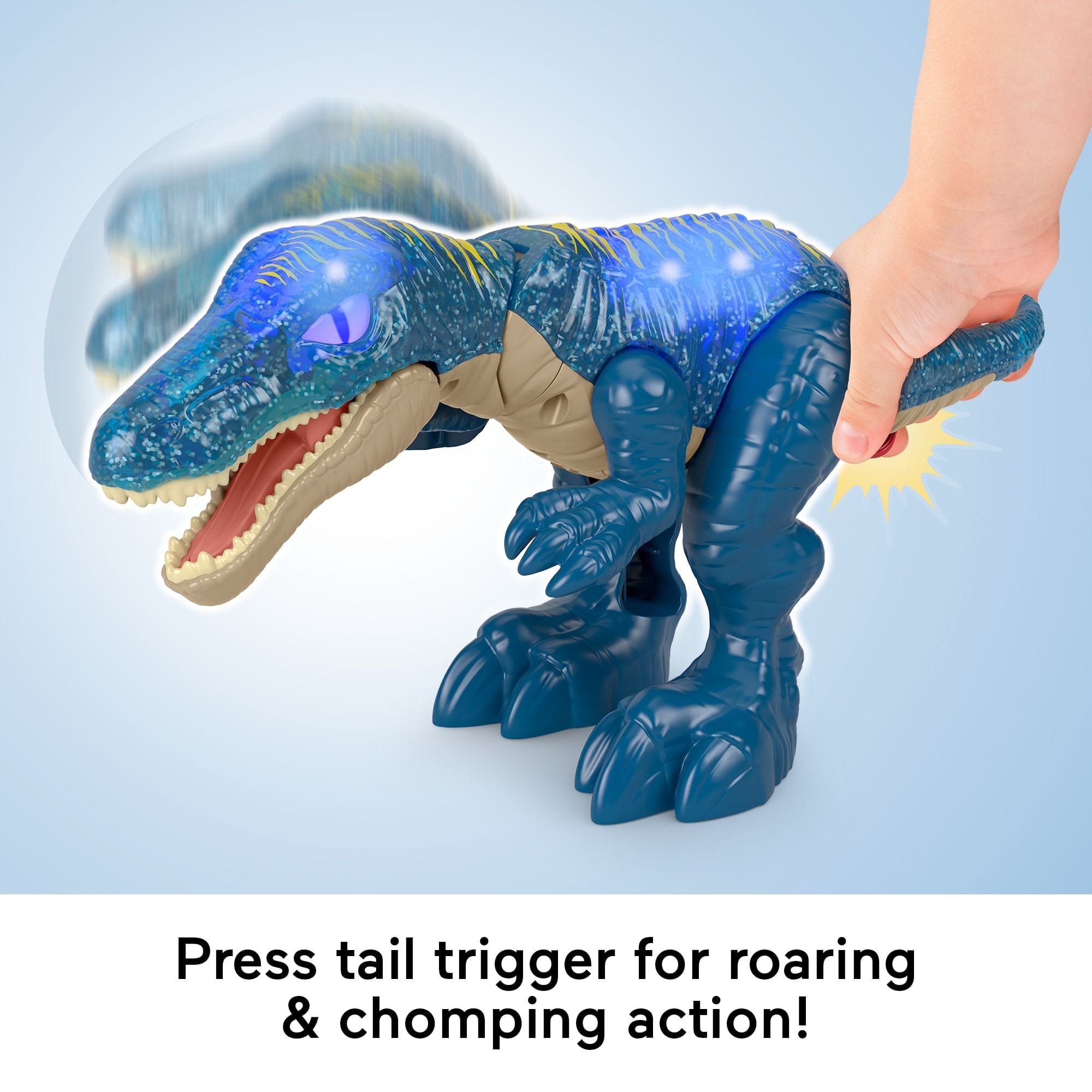 * Imaginext Jurassic World Growl & Glow Baryonyx 194735275946