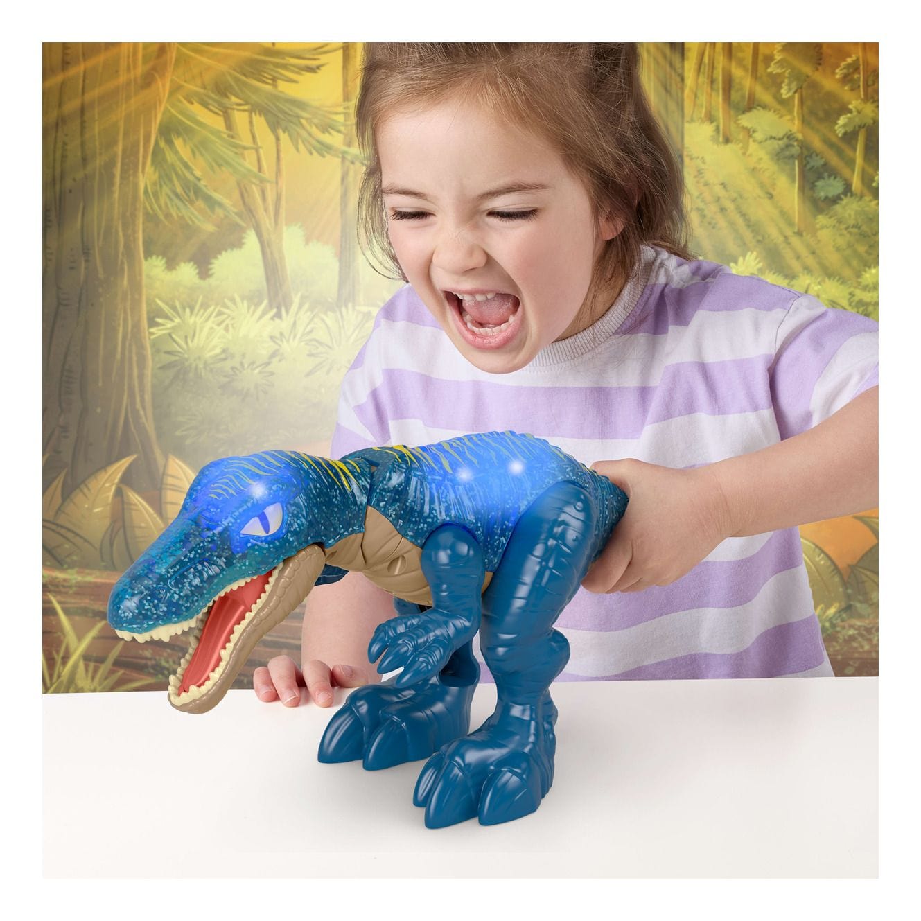 * Imaginext Jurassic World Growl & Glow Baryonyx 194735275946