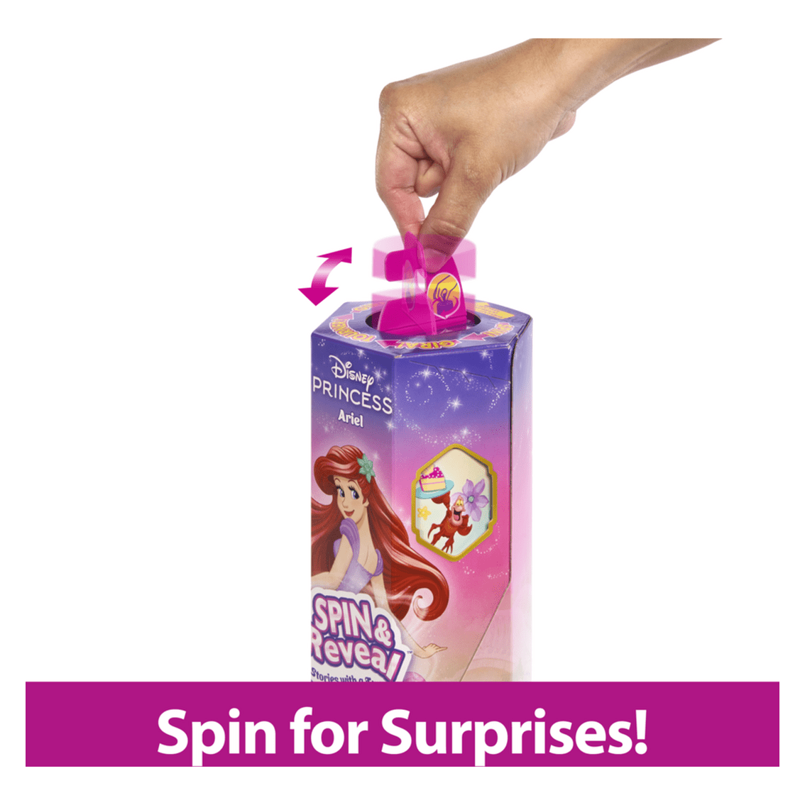 J! Disney Princess Spin & Reveal Ariel 194735239665