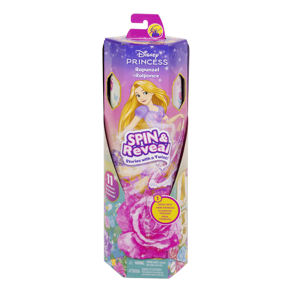 J! Disney Princess Spin & Reveal Rapunzel 194735239689
