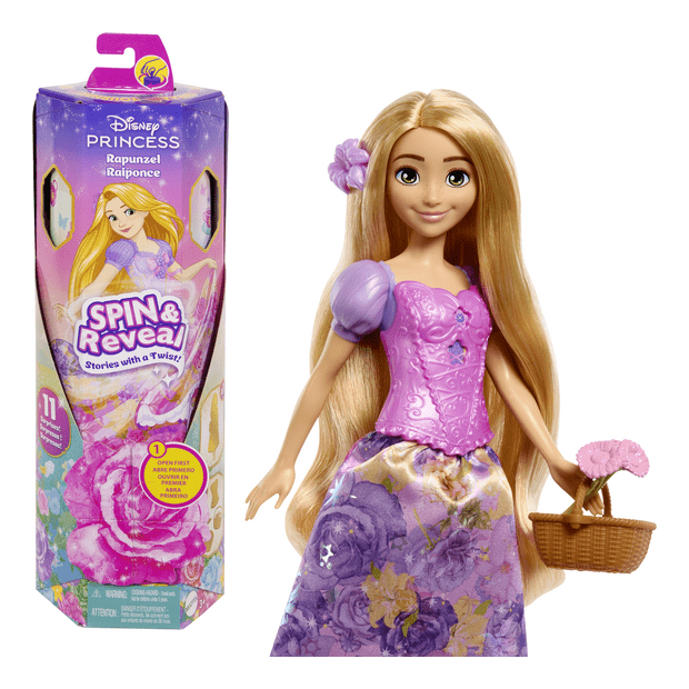 J! Disney Princess Spin & Reveal Rapunzel 194735239689