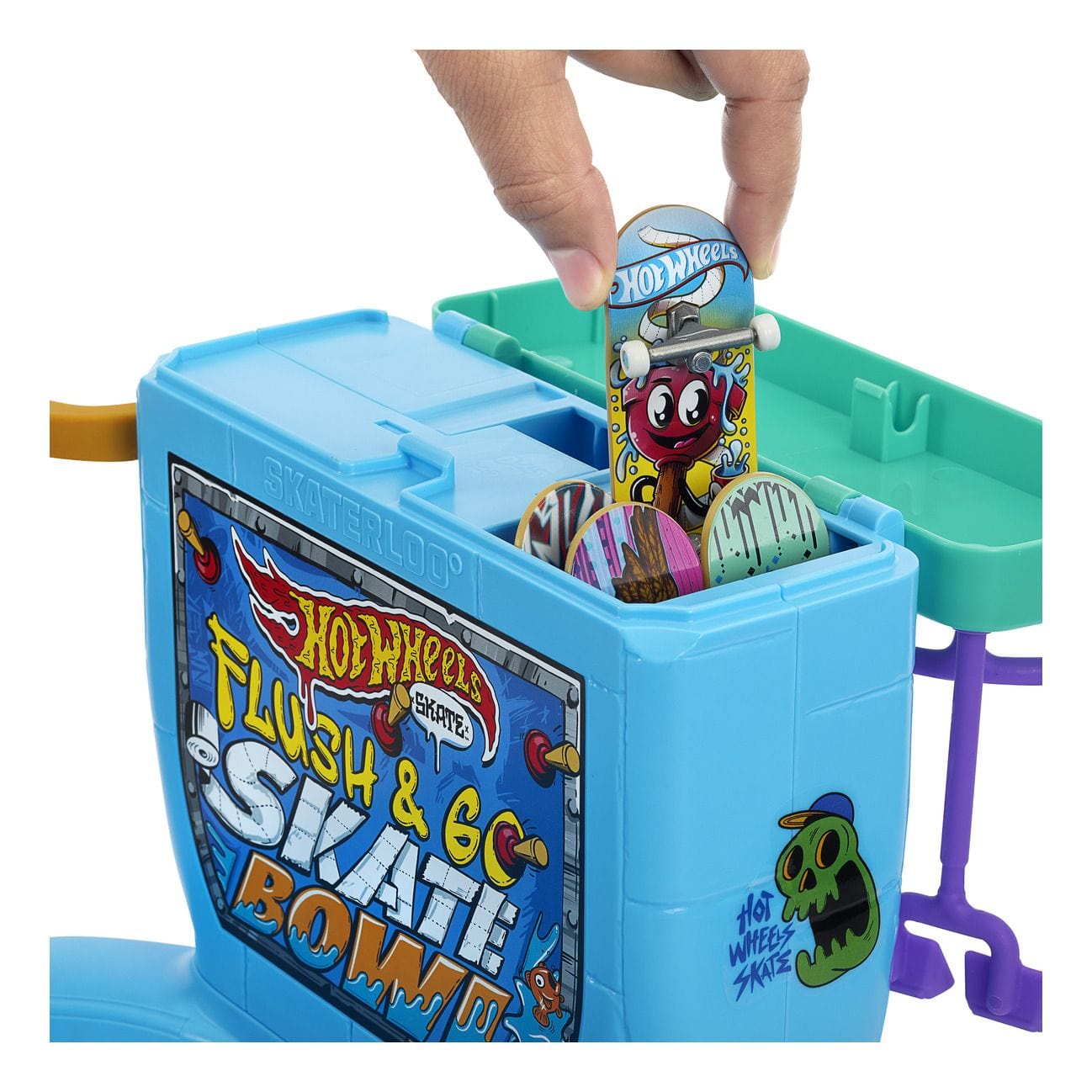 J! Hot Wheels Flushin' Skate Bowl 194735232697