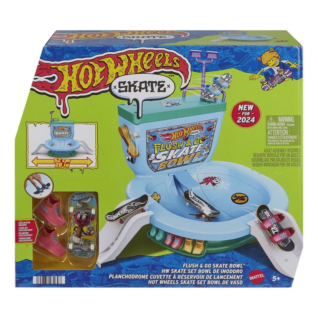 J! Hot Wheels Flushin' Skate Bowl 194735232697