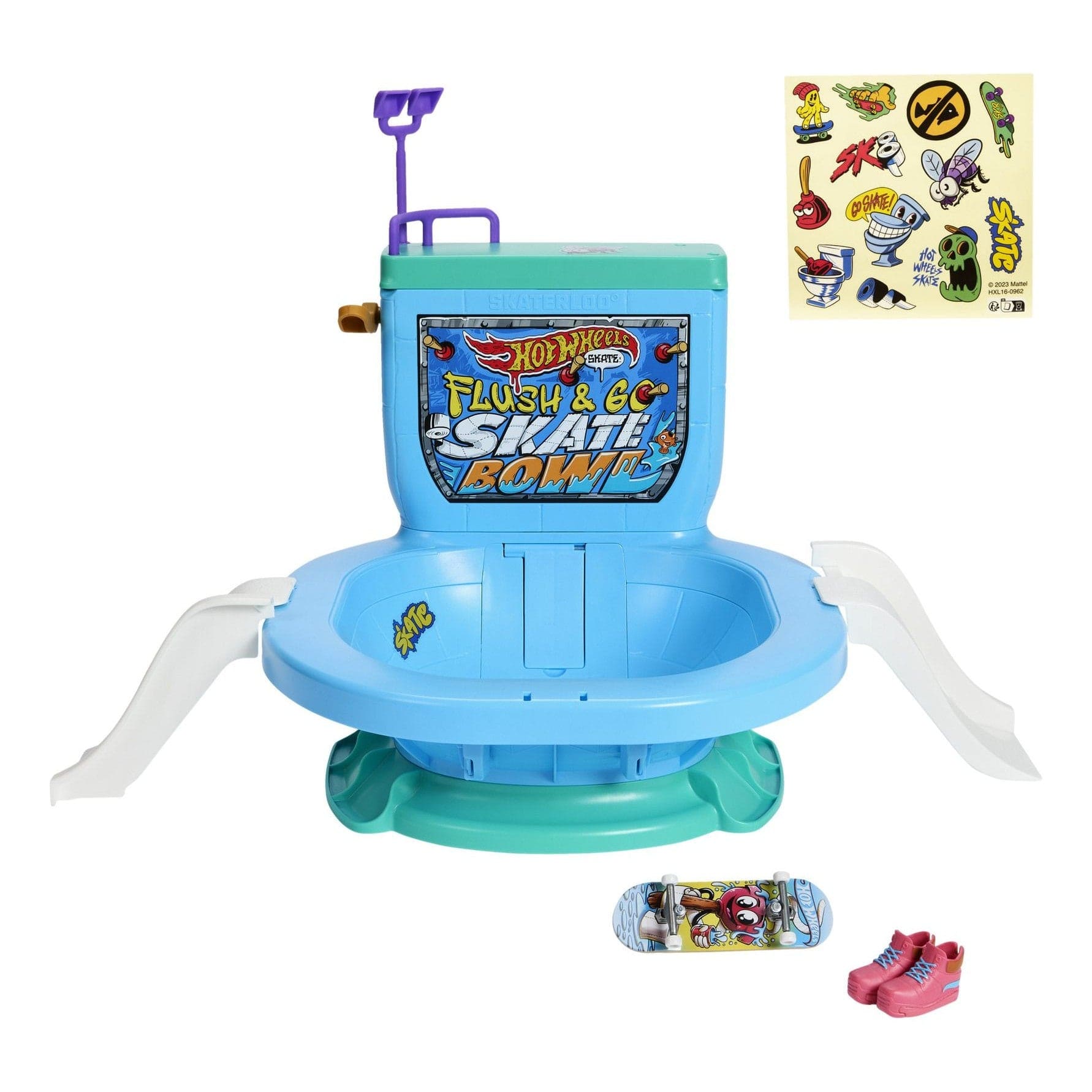 J! Hot Wheels Flushin' Skate Bowl 194735232697