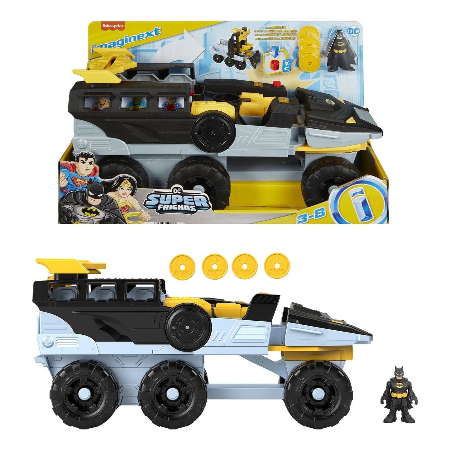 J! Imaginext DC Super Friends Bat Transport 0194735209842